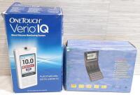Vintage XY-2192 World Time Alarm Calendar Calculator & As New OneTouch VerioIQ Blood Glucose Monitoring System | ZY & OneTouch Tested for Power, ZY Does Not Power On, May Require New Battery