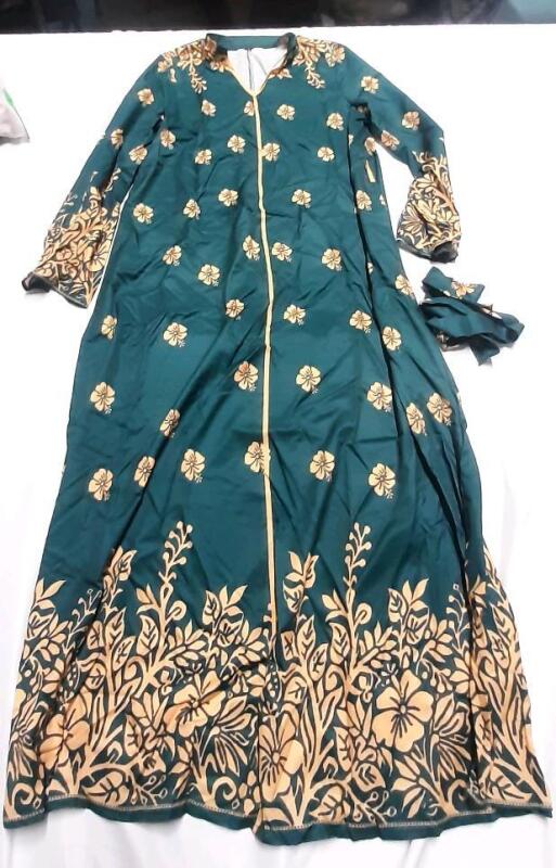 New Women's Sz. Large Floral Long Dress
