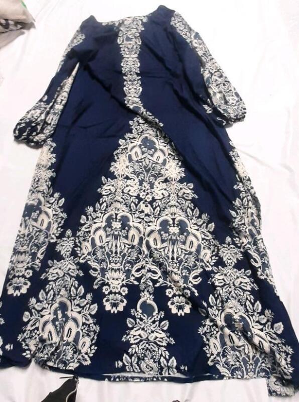 New Women's Sz. Large Floral Long Dress