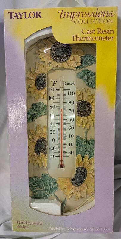 As New Taylor Impressiona Collection Cast Resin Thermometer. Approximately 13" Long