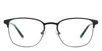 New KITS Unisex Dunbar Metal Frame Square [Prescription] Glasses, KB04 52-19-142, Unknown Prescription, Retails Over $50, Includes Soft Case