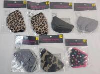 New - 6 Adult & 1 Child Face Protector Masks . Various Designs