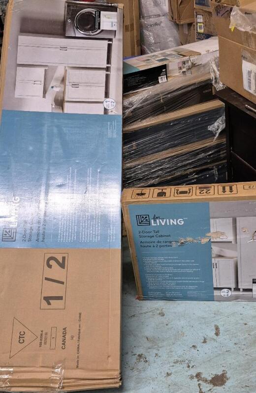 As New with Damage For Living Laundry Tall Cabinet - #168-0206-4