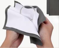 2 New Professional Jewelry Polishing Cloths, Large 9.84 x 12.28" and 7.85 x 19.2&rsquo;&rsquo;Ideal for Sterling Silvery, Gold, Diamonds, Platinum, Gemstones & Coins stock photo added