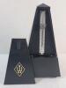 Wittner Maelzel Metronome in Black Matte Finish Plastic Case . Tested Working