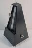 Wittner Maelzel Metronome in Black Matte Finish Plastic Case . Tested Working - 2