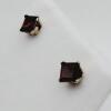 14KT Yellow Gold Natural Garnet (0.78ct) Earrings, W/A $370.00. with appraisal - 3