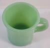 Vintage Fire-King Jadeite D-Handle Mug . Small minor chip on outside edge . - 2
