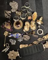 Vintage to Modern Jewelry- Pendants, Earrings, ++