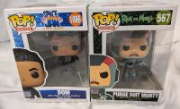 2 New Funko Pops. "Dom From Space Jam a New Legacy #1086" & "Rick and Morty Purge Suit Morty #567"