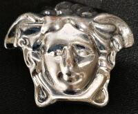 Vintage Versace Belt Buckle Made in Italy 2 by 2.25"