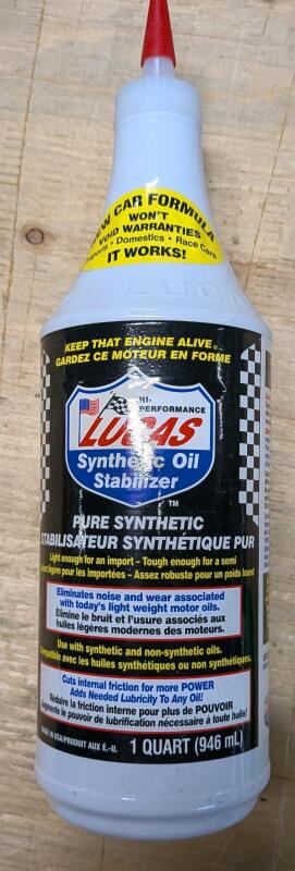 New Lucas Sythetic Oil Stabilizer 946ml
