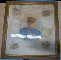 Vintage Framed Print of Generalissime Joffre. 22.5" by 24"