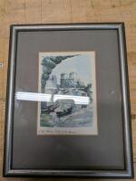 Vintage Framed Print. 9.5" by 11.75"