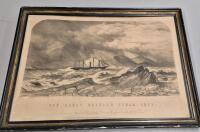 Vintage Framed Print "The Great Britain Steam Ship"