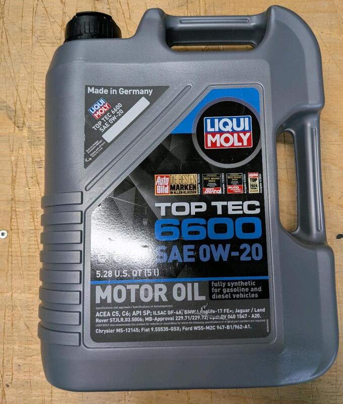 New Liquimoky Too Tec 6600 SAE 0W-20 Motor Oil. 5L