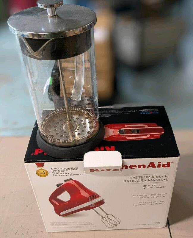 KitchenAid Hand Mixer with Milk Frother 7"Tall