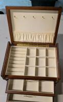 Jewellery Box. 10.25" by 7.5" by 6".