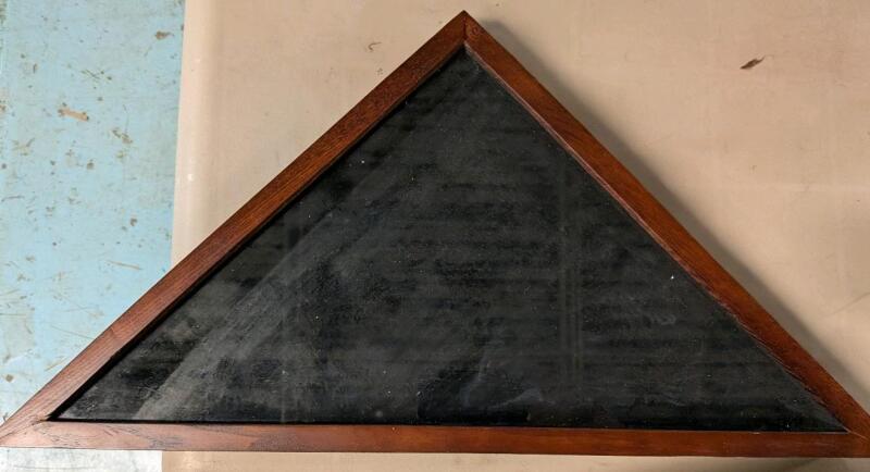 Flag Display Case. 25" by 13" by 3.5"