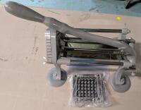 as New Table Top Hand Powered Table Top Fry Maker. 14" Long