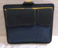 MasterCraft Multifunction Electrician/Mechanic Maintenance Tool Carrier Pouch, Navy Blue/Black