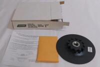 As New Norton Speed-Lok Backup Pads for Fibre Discs MAX RPM 20,000, Black