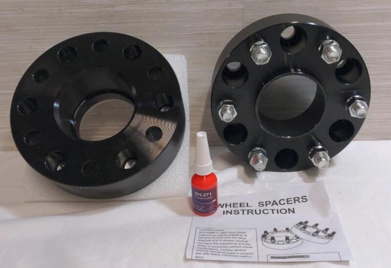 New NOILVAS Forged Wheel Spacers, Black,
