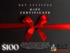 WOW! Exclusive Gift Certificate, R&T Auctions $100!