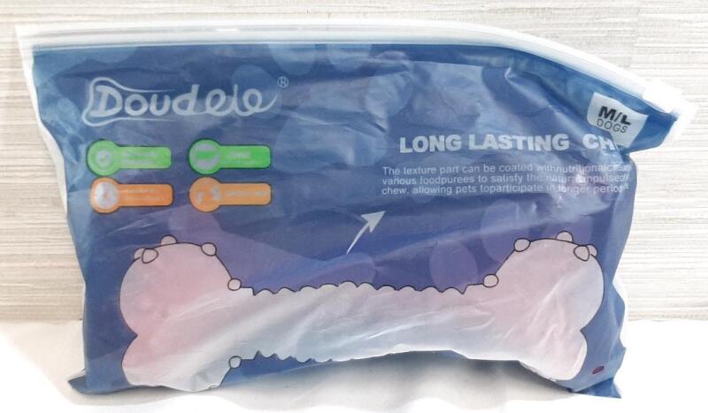 New Doudelo Long Lasting Dog Chew Bone | Labeled for Medium/Large Dogs