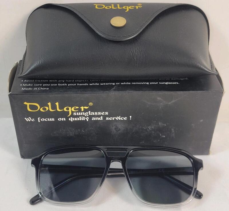 New - Dollger Unisex Sunglasses w/Case .