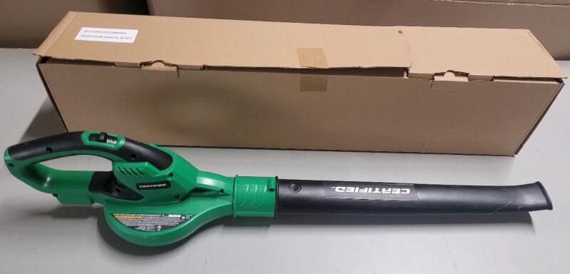 Certified 20V Cordless Sweeper Leaf Blower . Untested - Requires Battery