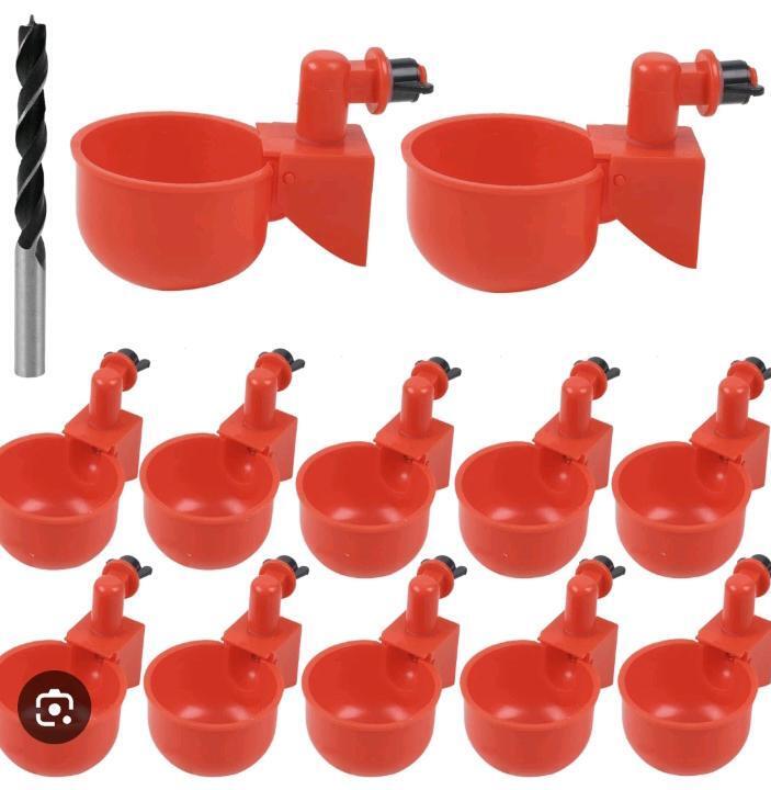 12 New Belinova Chicken Water Cups or Birds Geese, Ducks, Quail etc
