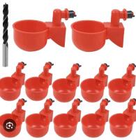 12 New Belinova Chicken Water Cups or Birds Geese, Ducks, Quail etc