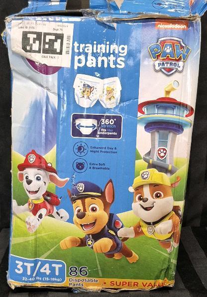 86 New sz 3T/4T Parent's Choice Kid's Training Pants Paw Patrol