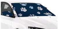 New FrostGuard Vortex | Full-Coverage Car Windshield Cover for Ice and Snow, Standard Size (Puppy Paws) - 59x41 Inches Retails for $61