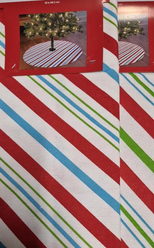 2 New 38" Christmas Tree Skirts