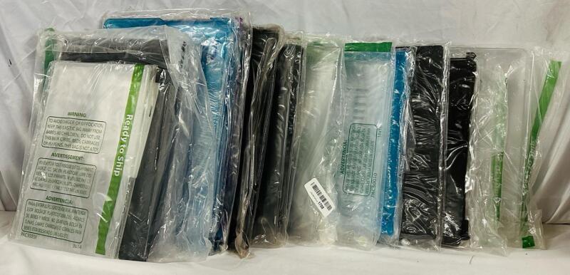16 New Hard Plastic Tablet Cases, Various Sizes and Colours
