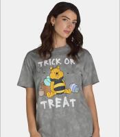 New Size XXS Women's Winnie the Pooh Trick or Treat Graphic Tee.