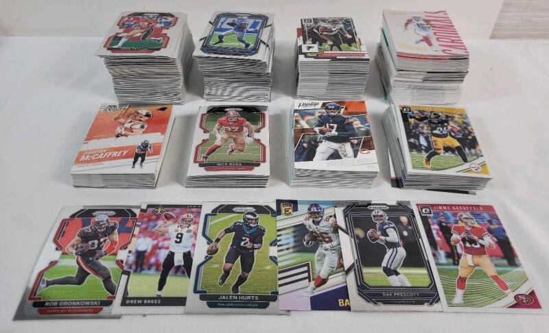 2017 - 2022 NFL Football Trading Card Singles , 430+ Trading Cards