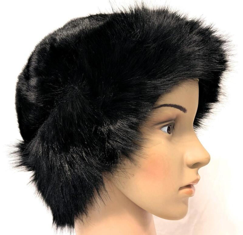New O/S Women's Faux Fur Mongolian-Style Winter Hat