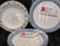 3 Packs New Paper Plates Heavy Duty