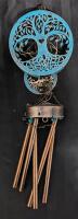 New: Solar Powered Light Up Wind Chime - Approximately 24" Top to Bottom