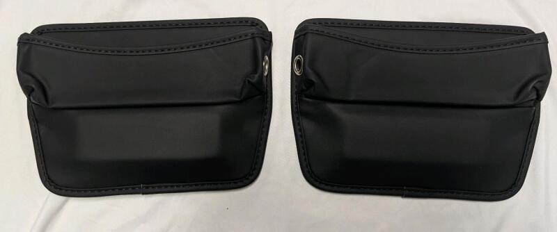 2 New: Car Seat Gap Filler Organizer - Black - 29cm x 20cm