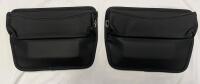 2 New: Car Seat Gap Filler Organizer - Black - 29cm x 20cm