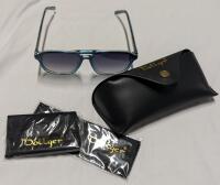 New: Aviator Style Sunglasses - Measures 14 cm across - Comes With Case/Cleaning Wipe