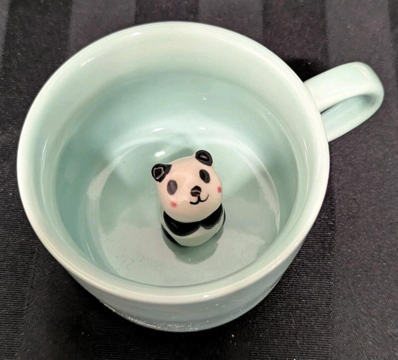 New: Cute Panda Ceramic Mug - 6.5cm Tall x 8.5cm Diameter