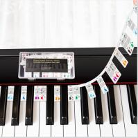 New: Piano Notes Silicon Strips - For 88 Key Pianos - No Paste Required