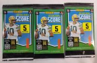 2025 Panini Score NFL Football Trading Card Sealed Wax Packs . Three (3) Wax Packs