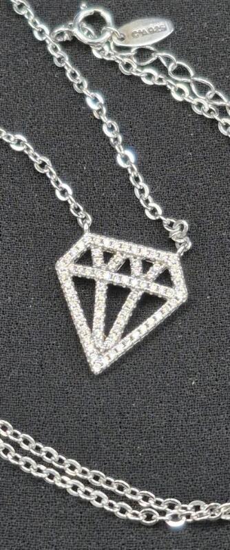 Chain with Pendant Stamped 925
