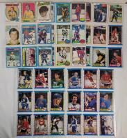 1971 - 1989 O Pee Chee NHL Hockey Trading Card Singles , 45 Trading Cards
